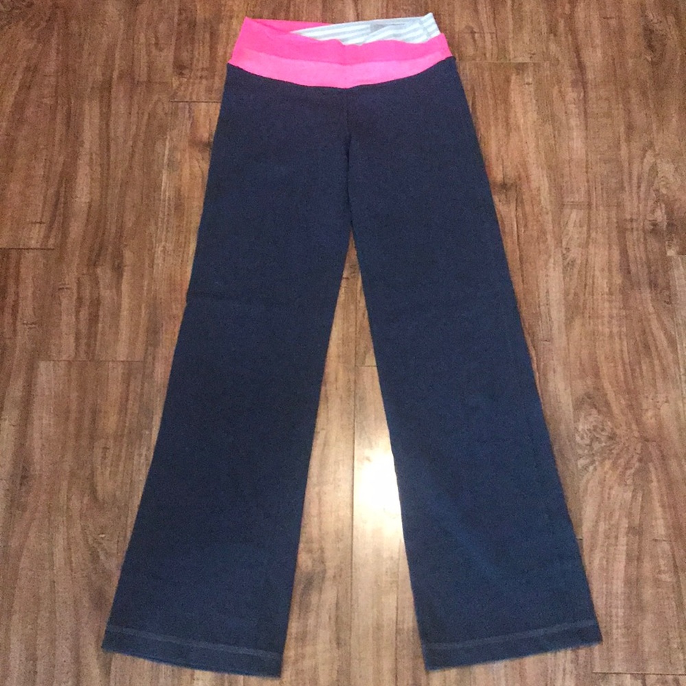 Lululemon Pink/Grey Flare Pant